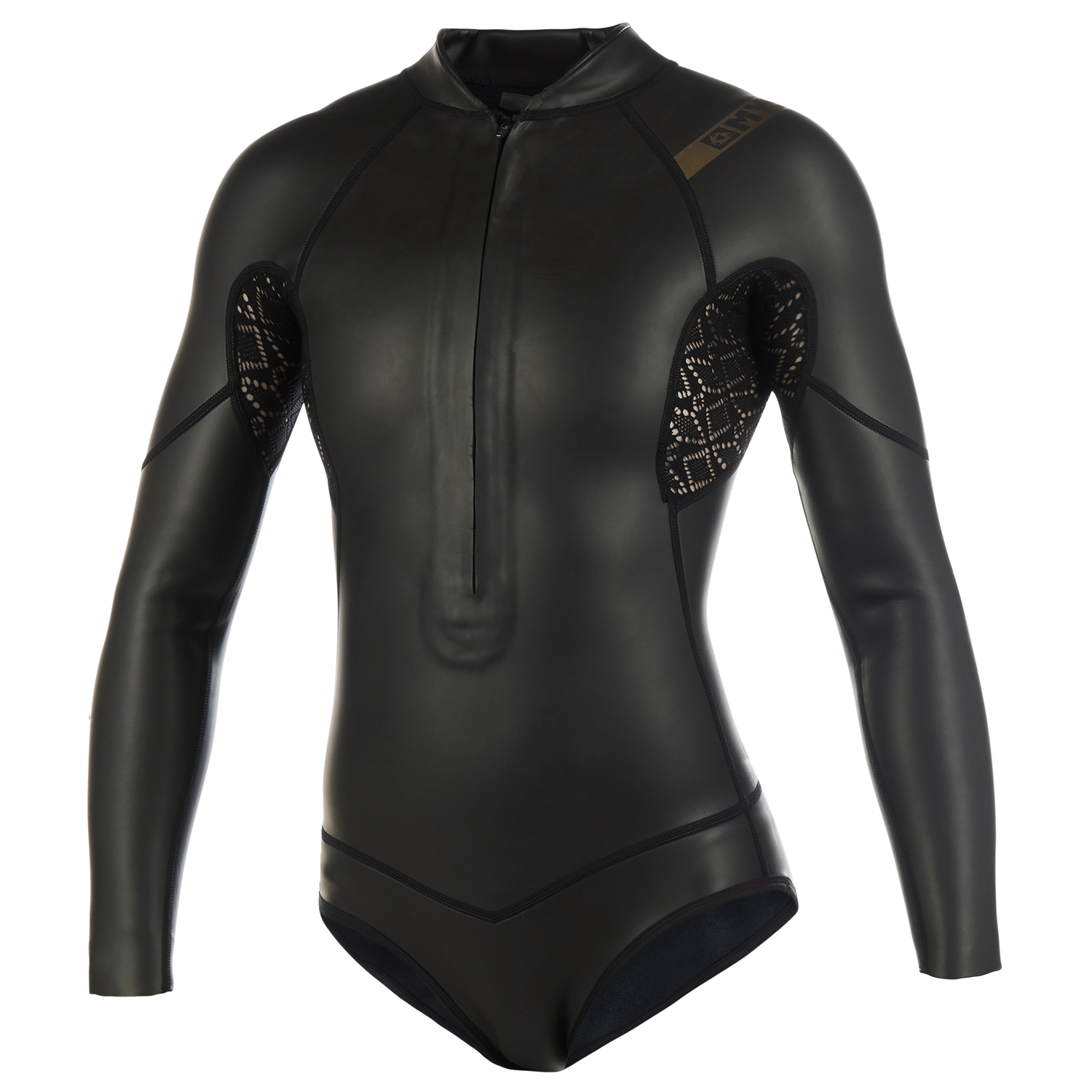 Traje De Baño Mystic Para Mujer Diva 3 / 2Mm Fzip Longarm Shorty - Negro