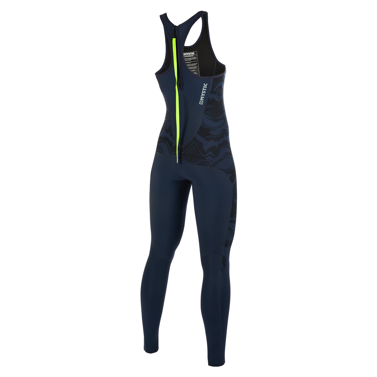 Traje De Neopreno Largo Para Mujer Mystic Diva 3 / 2Mm Long - Azul Marino / Lima