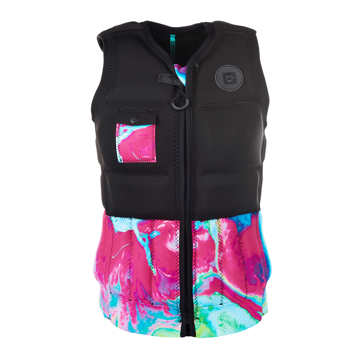 Mystic Womens Diva Front-Zip Wake Impacto Chaleco - Aurora