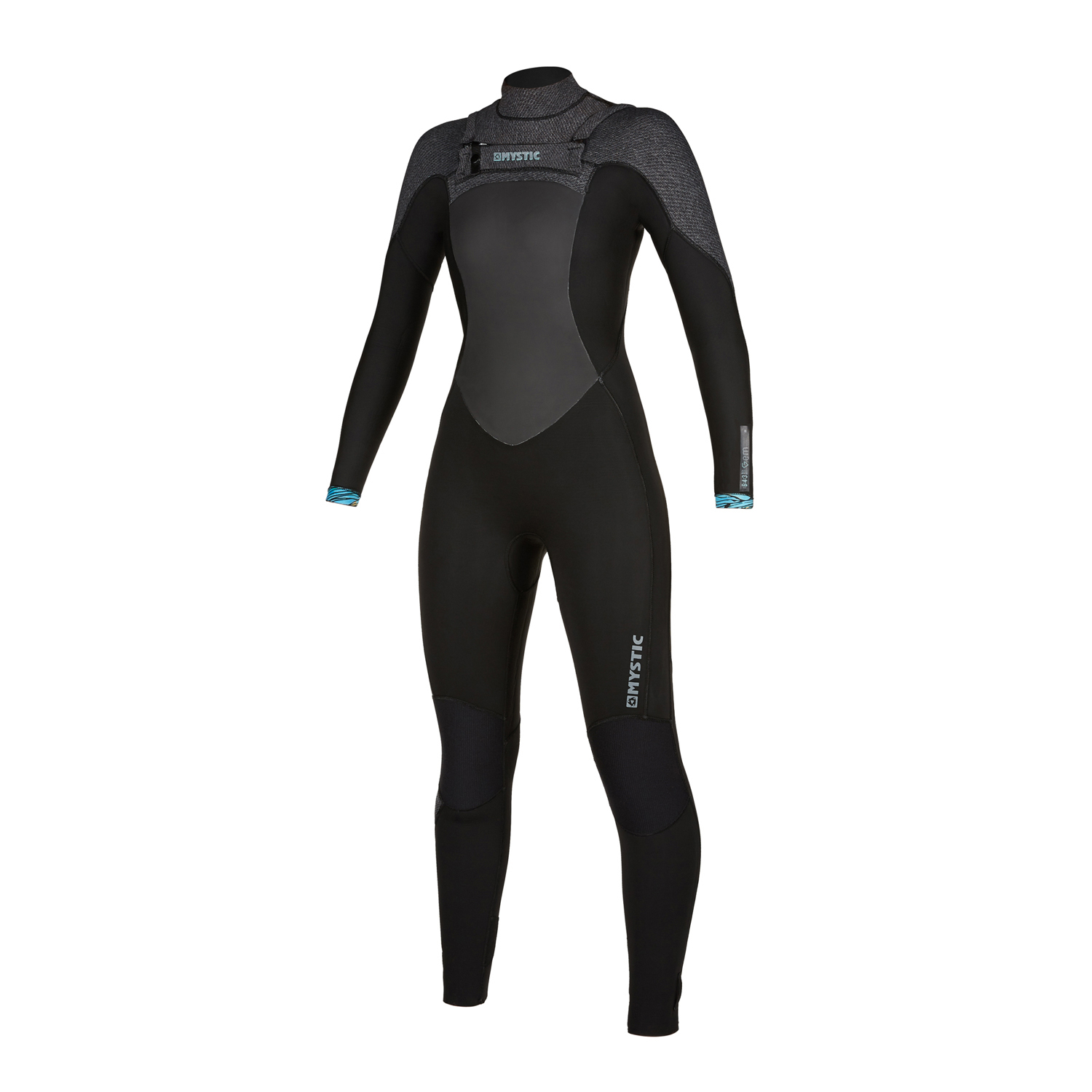 Mystic Womens Gem 6/4 / 3Mm Double Fzip Fullsuit Wetsuit - Negro