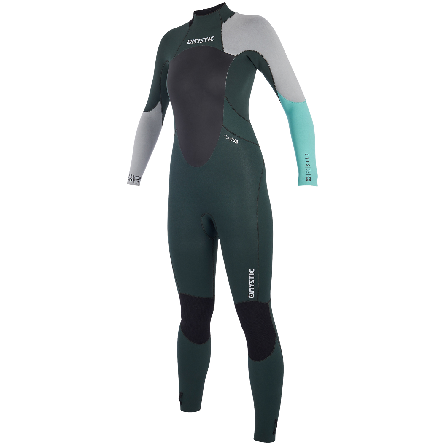 Mystic Womens Star 5 / 4Mm Back-Zip Wetsuit - Teal