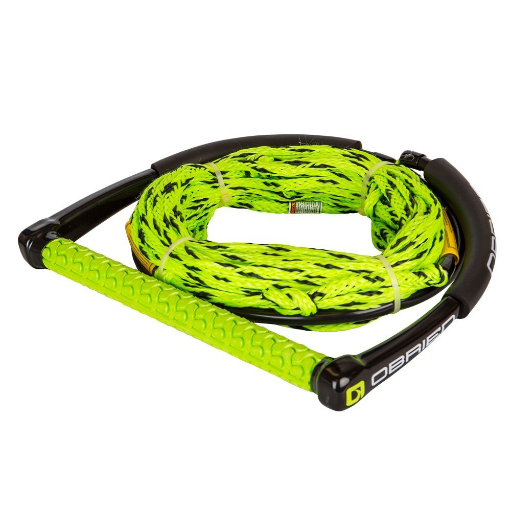 Combo De Cuerda De 4 Secciones Poly-E Wake Combo Y Mango - Verde / Negro
