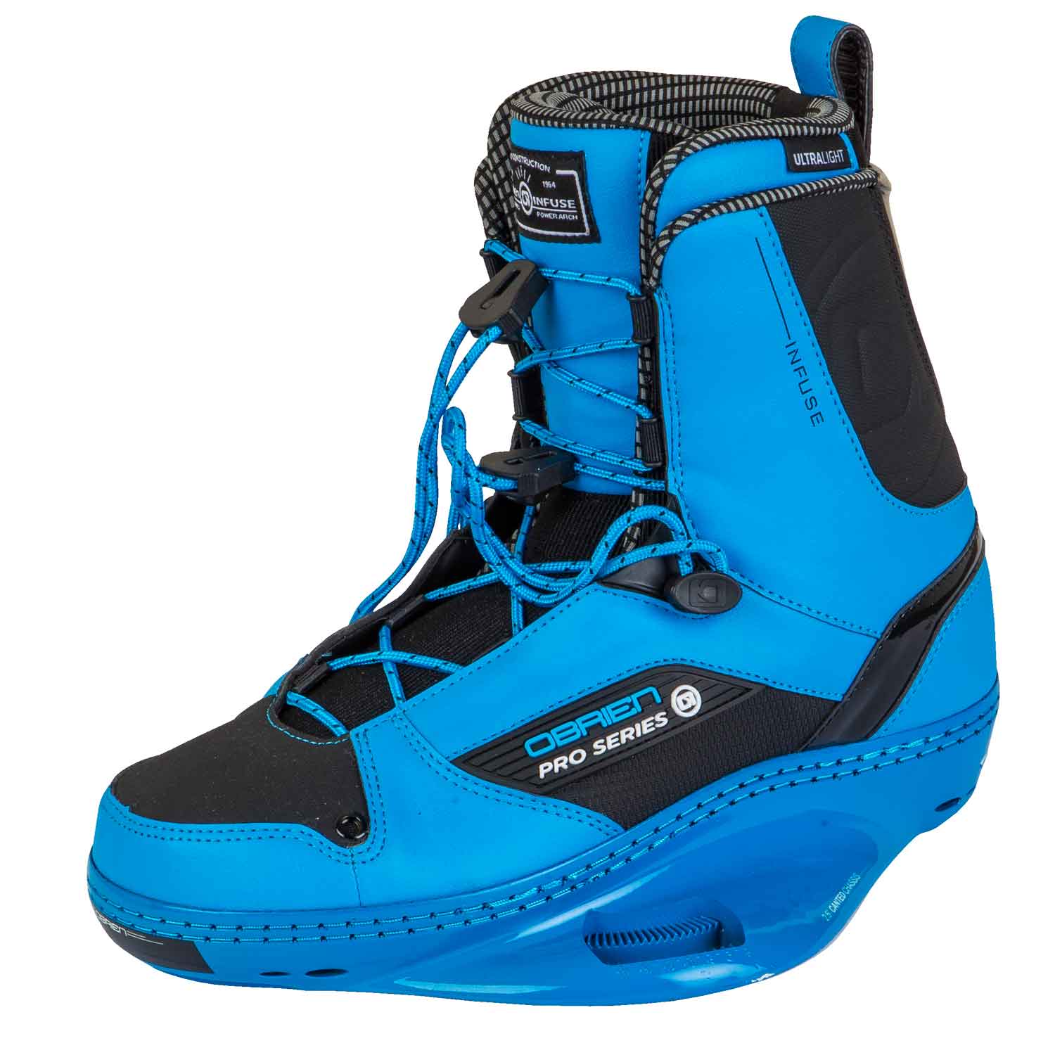 Fijaciones De Wakeboard Obrien Infuse Pro Series - Negro / Azul