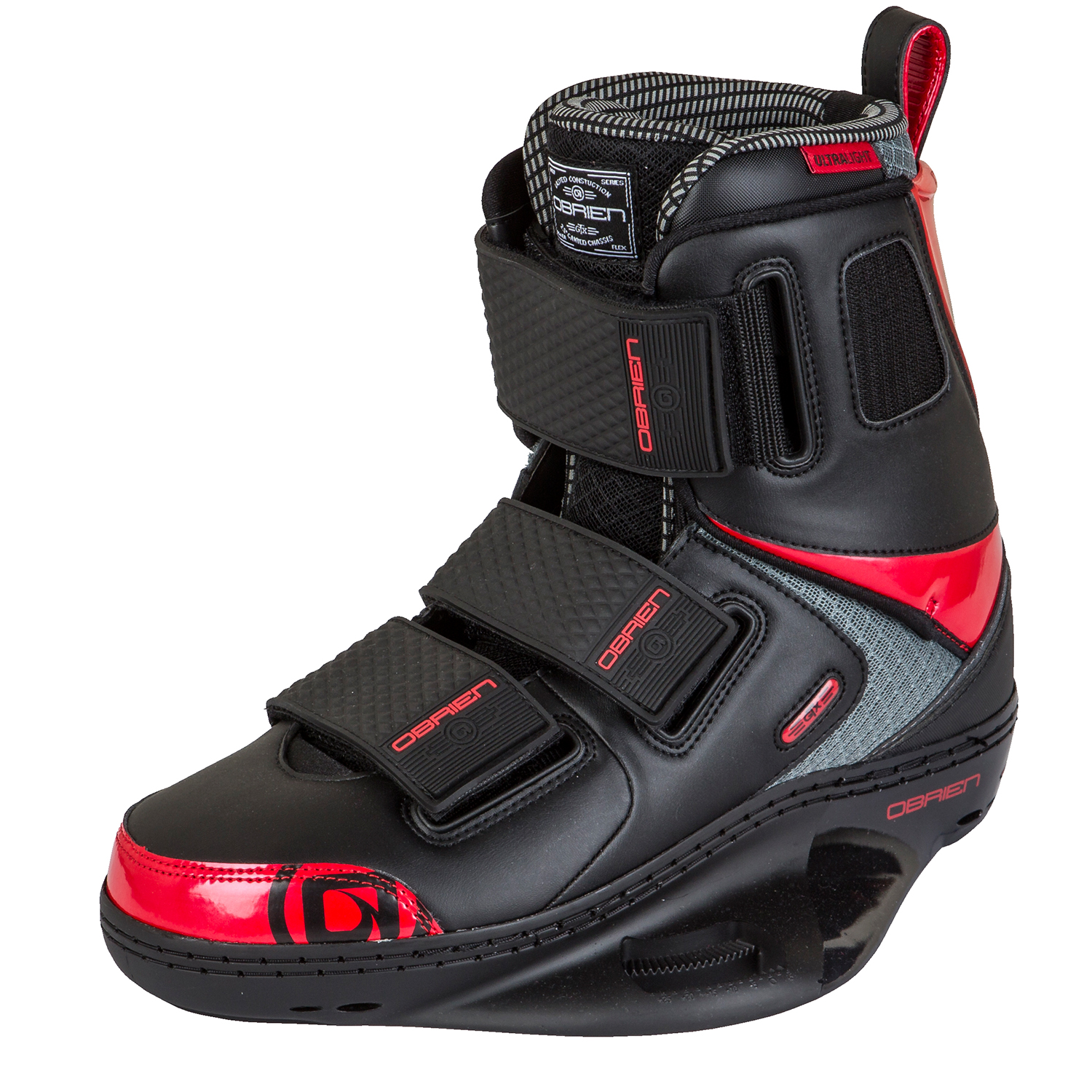 Obrien Pro Series Gtx Fijaciones De Wakeboard - Rojo