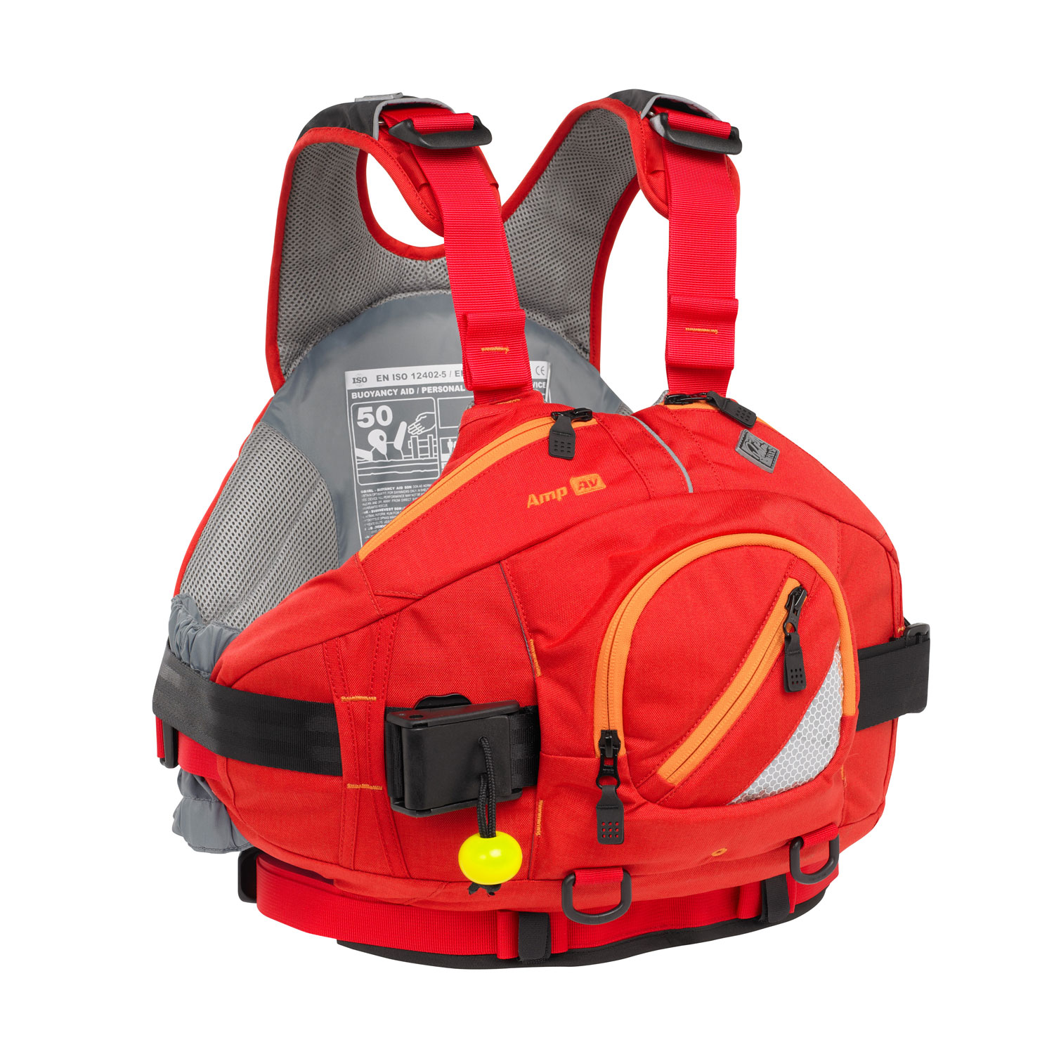 Palma Amp White Water Pfd Flotabilidad Aid 2015 - Rojo