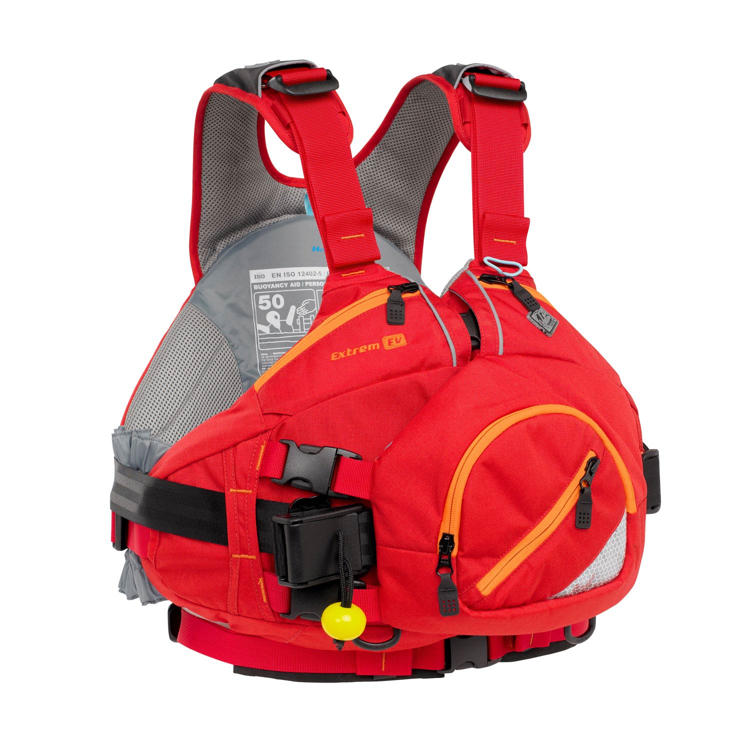 Palm Extrem White Water Pfd Flotabilidad Ayuda - Rojo