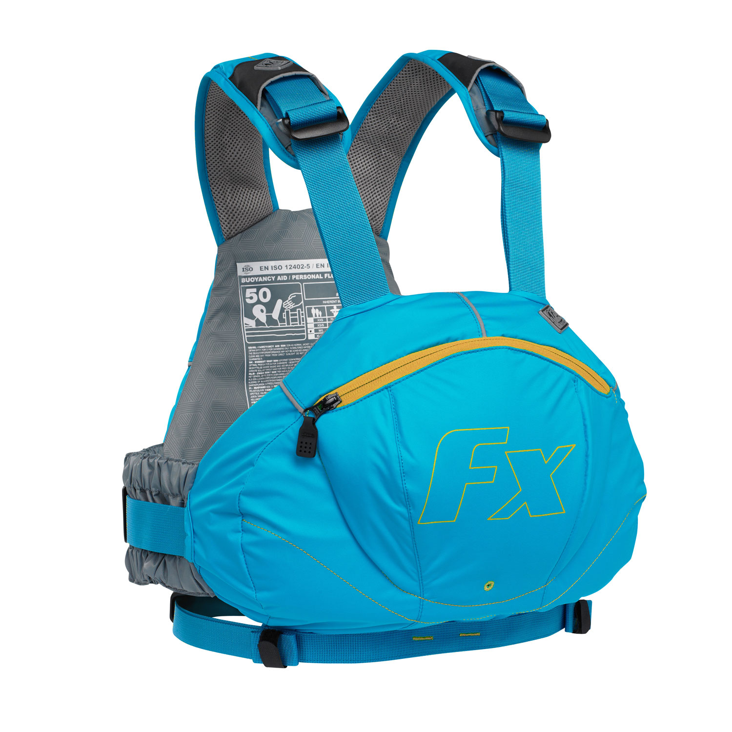 Palma Fx White Water Pfd Flotabilidad Aid 2015 - Aguamarina