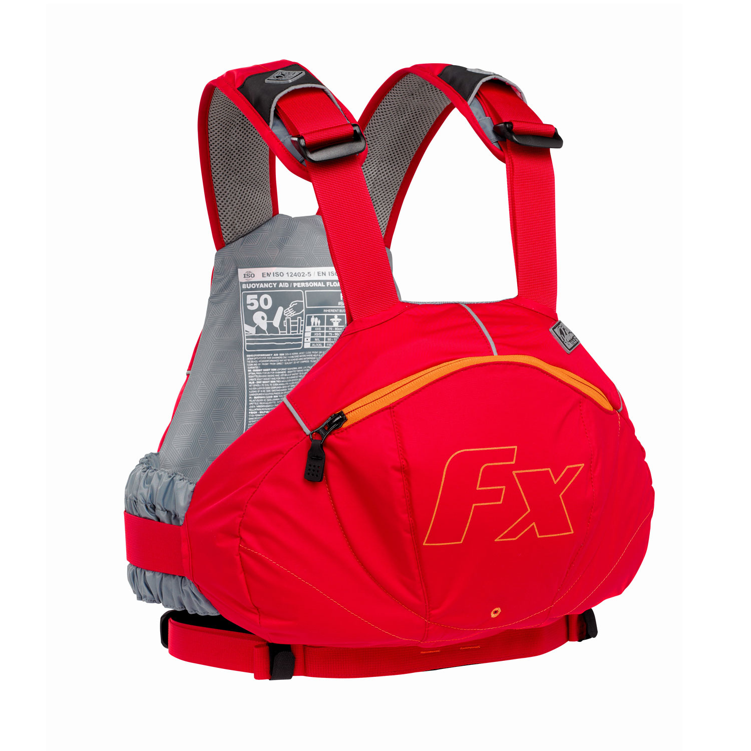 Palma Fx White Water Pfd Flotabilidad Aid 2015 - Rojo