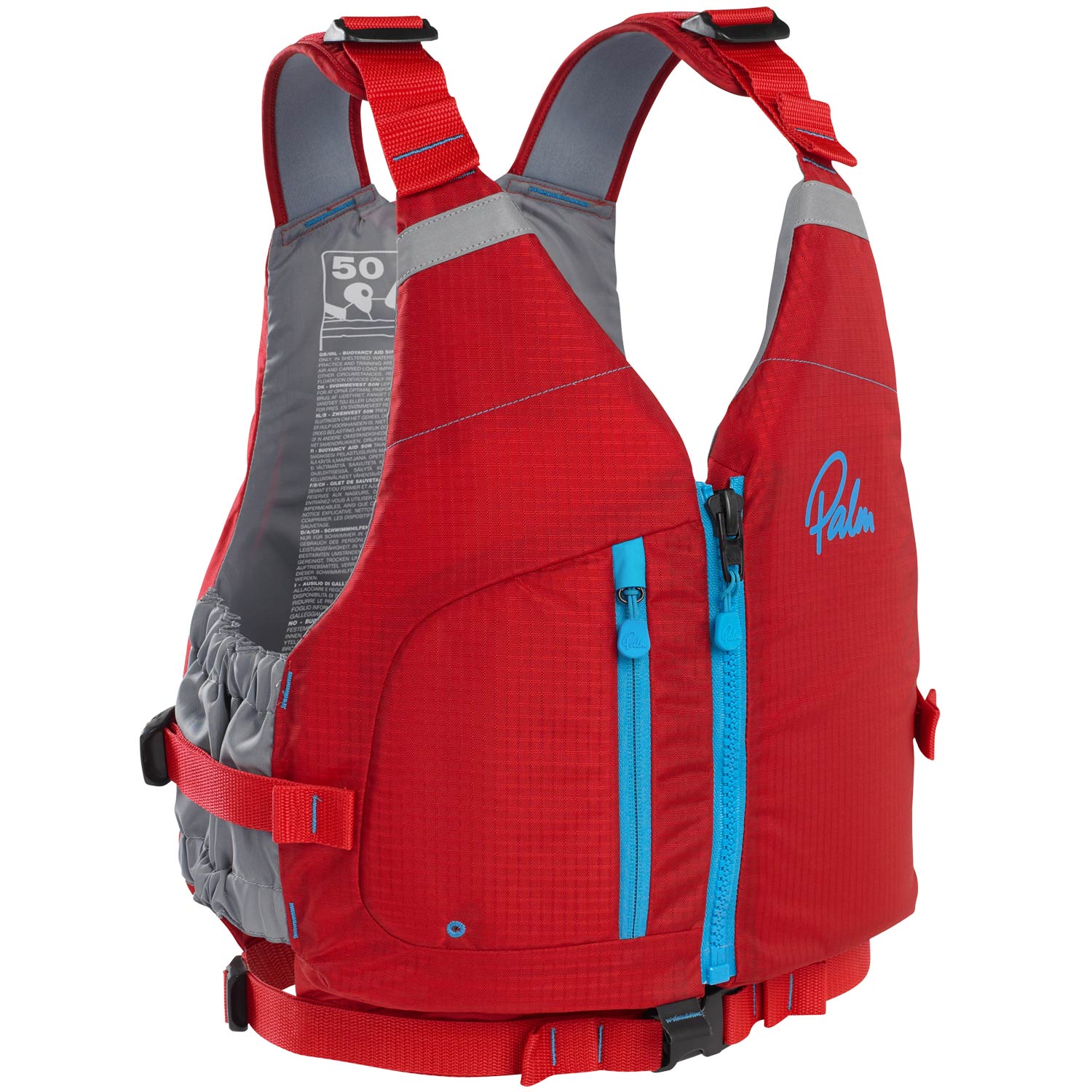 Palm Meander Pfd Kayak Buoyancy Aid - Rojo