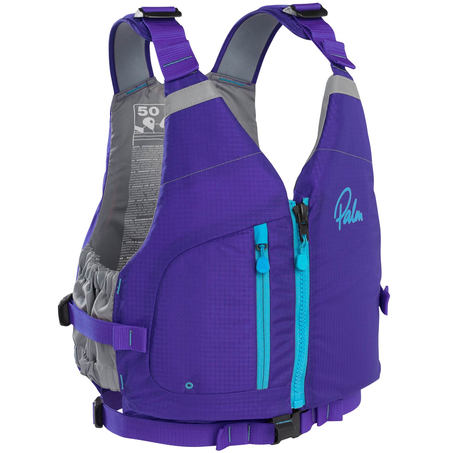 Palm Womens Meander Pfd Kayak Flotabilidad Ayuda - Púrpura