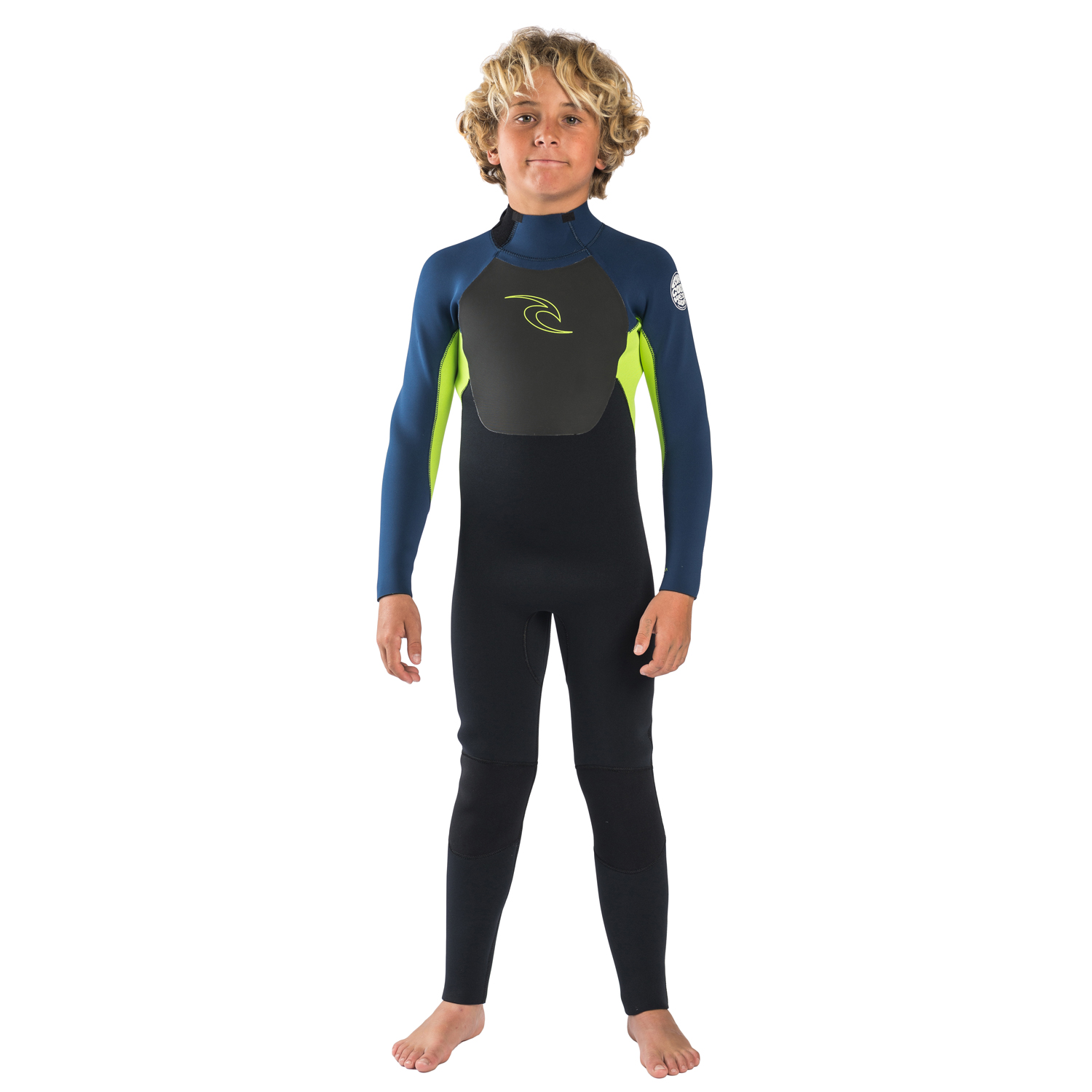 Rip Curl Junior Omega 5/3 Mm Back-Zip Wetsuit - Lima
