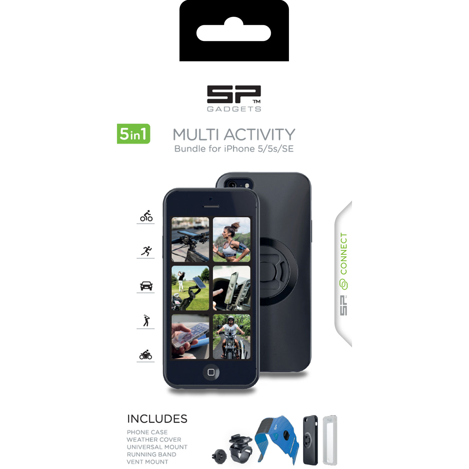 Sp Connect Multi Activity Bundle Para Iphone 5 / Se - Negro