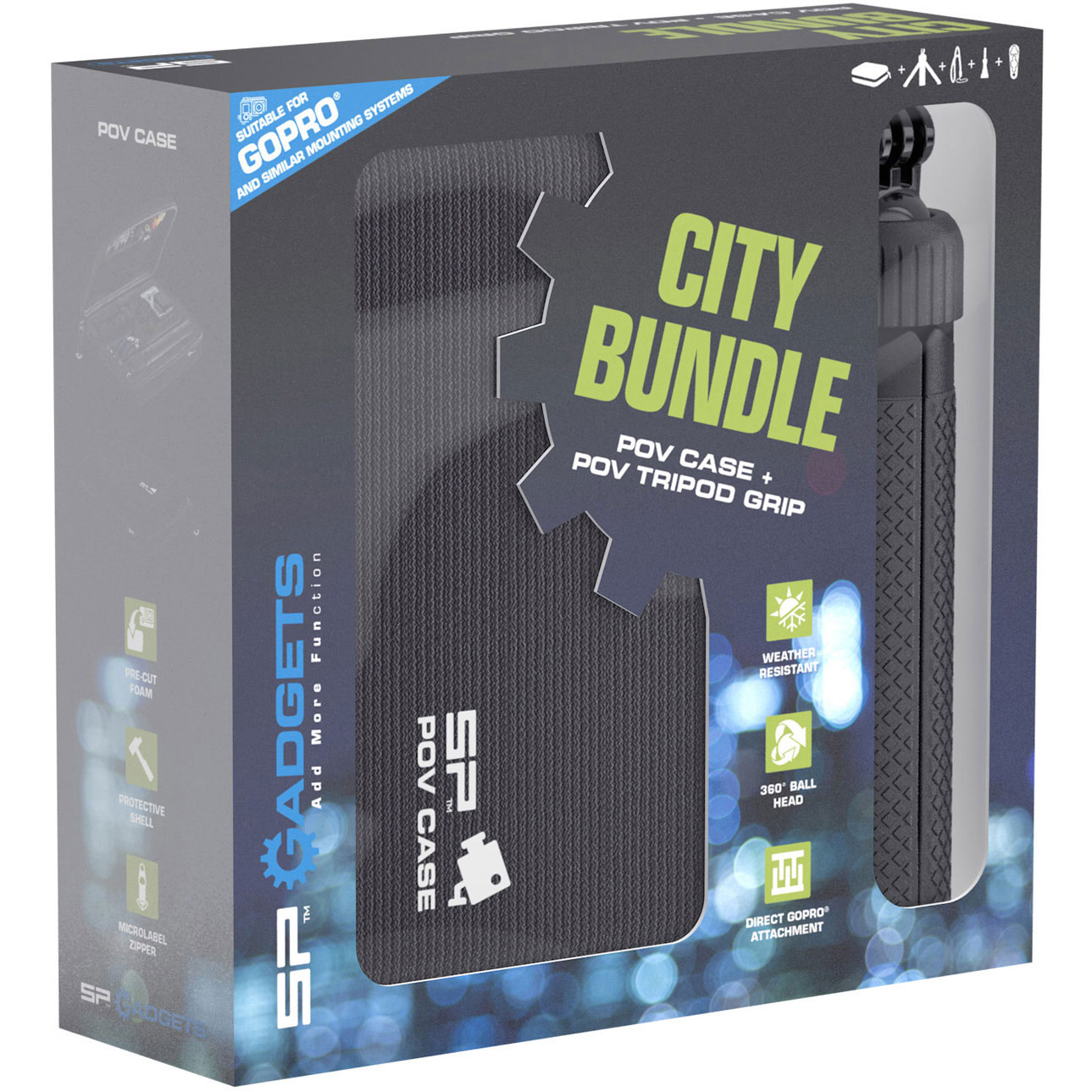 Sp Gadgets City Bundle - Caja De Pov Dlx Y Pov Tripod Grip