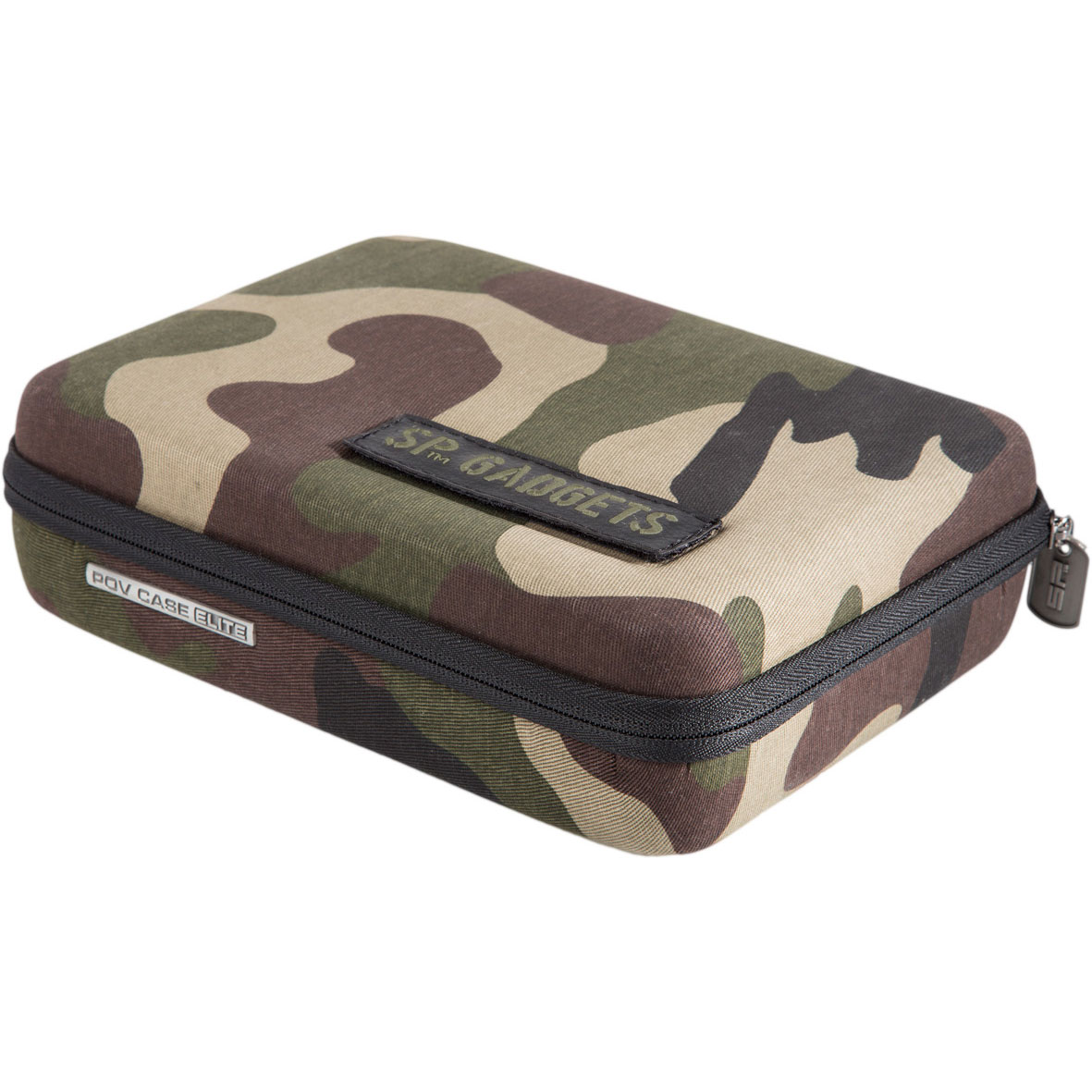 Sp Gadgets Caja De Almacenamiento Pov Elite Core Para Cámaras De Acción - Camo