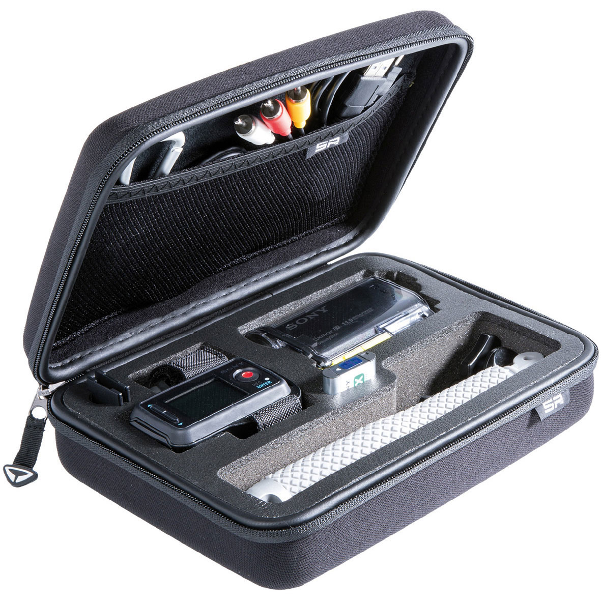 Sp Gadgets Caja De Almacenamiento Pov Para Cámaras De Acción Sony - Negro
