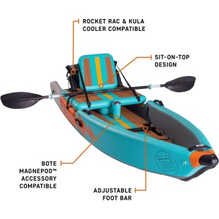 2024 Bote Deus Kayak Inflable Aerodinámico De 11' - Nativo 110Ide22Na