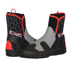 C?digo Gul Zero Pro De Split Toe Botas De 5 Mm Trajes - Negro / Rojo