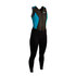 Gul Mujeres Respuesta Flatlock Largo Jane 3Mm Traje - Negro / Turq