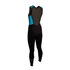 Gul Mujeres Respuesta Flatlock Largo Jane 3Mm Traje - Negro / Turq