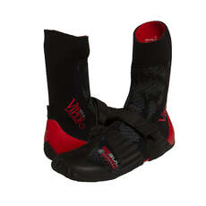 Gul Viper De Split Toe Botas Traje De Neopreno De 3 Mm - Negro / Rojo