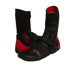 Gul Viper De Split Toe Botas Traje De Neopreno De 5 Mm - Negro / Rojo
