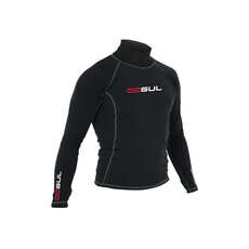 Gul Evotherm Flatlock Manga Larga Rash Chaleco / Guardia - Negro
