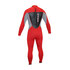 Gul Flatlock Verano Vapor 3Mm Junior G-Force Traje - Rojo / Azul