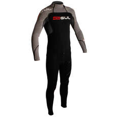 Gul Perfil Z-Zip Puntada Invisible Vapor 3 / 2Mm Para Hombre Traje - Blk / Gry