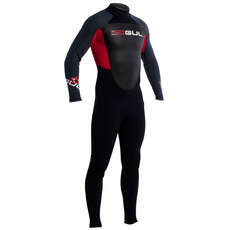 Gul Respuesta De Puntada Invisible Vapor 3 / 2Mm Para Hombre Traje - Negro / Rojo