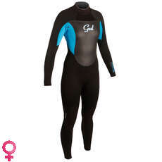 Gul Respuesta De Puntada Invisible Vapor 3 / 2Mm De Las Mujeres Traje - Blk / Turq