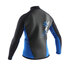 Gul Respuesta Flatlock Bolero 3 / 2Mm De La Chaqueta Para Hombre Traje - Negro / Cyan