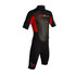 Gul Respuesta Flatlock Chapo 3 / 2Mm Para Hombre Traje - Negro / Rojo