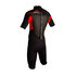 Gul Respuesta Flatlock Chapo 3 / 2Mm Para Hombre Traje - Negro / Rojo