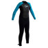 Gul Respuesta Vapor 3 / 2Mm Júnior Niñas Traje - Negro / Turq
