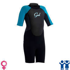 Gul Respuesta Verano Chapo 3 / 2Mm Junior Femenino Traje - Blk / Turq
