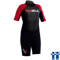 Gul Respuesta Verano Chapo 3 / 2Mm Junior Traje - Negro / Rojo