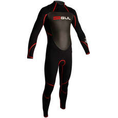 Gul Vortex Puntada Invisible Vapor 3 / 2Mm Para Hombre Traje - Negro / Rojo