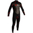 Gul Vortex Puntada Invisible Vapor 3 / 2Mm Para Hombre Traje - Negro / Rojo