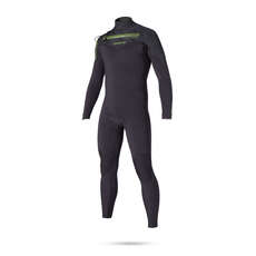 Leyenda Mystic 3.5 Gbs Fast Zip Frente Seco Traje - Negro