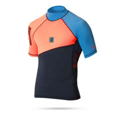 Mystic Crossfire Shortsleeve Camisa De Lycra - Coral
