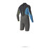 Mystic Crossfire 3/2 Gbs Shorts Shorty Backzip Wetsuit - Gris