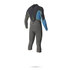 Mystic Crossfire 4/3 Gbs Shortleg Longarm Backzip Wetsuit - Gris