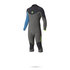 Mystic Crossfire 4/3 Gbs Shortleg Longarm Backzip Wetsuit - Gris