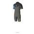 Traje De Baño Mystic Crossfire 3/2 Gbs Shorty Backzip - Gris