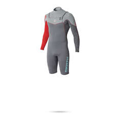 Mystic Nick Davies 2/2 Gbs Shorty Shorty Traje De Neopreno Delantero - Rojo Mystic Nick Davies 2/2 Gbs Shorty Shorty Traje De Neopreno Delantero - Rojo