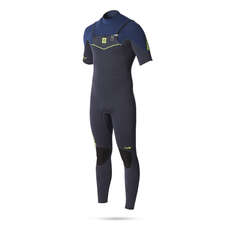 Mystic Voltage 3/2 Gbs Shortarm Frontzip Wetsuit - Azul Marino Mystic Voltage 3/2 Gbs Shortarm Frontzip Wetsuit - Azul Marino