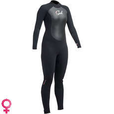 Gul Mujer Respuesta 5/3 Mm Bz Puntada Invisible Traje - Negro / Negro Gul Mujer Respuesta 5/3 Mm Bz Puntada Invisible Traje - Negro / Negro