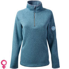 Gill Womens Knit Fleece - Melange Azul