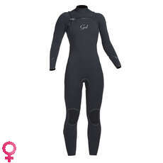 Gul Mujer Viper 5/4 Mm Perno De Puntada Invisible En Seco Traje - Negro Gul Mujer Viper 5/4 Mm Perno De Puntada Invisible En Seco Traje - Negro