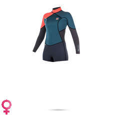 Mujeres Místicas Diva 3 / 2Mm Flatlock Longarm Bz Súper Chapo - Teal